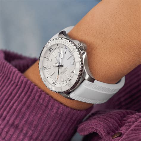 breitling superocean 36 on wrist|breitling superocean 36 white.